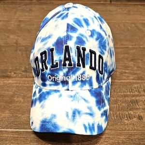 New Robin Ruth Orlando Original 1885 Blue and White Tie-Dye Cap - Unisex